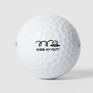 Balles de golf personnalisées avec citation amusan