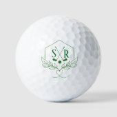 Balles de golf personnalisées avec initiales (Recto)