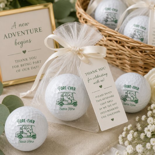 Balles de golf personnalisées avec initiales