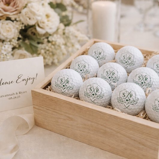 Balles de golf personnalisées avec initiales