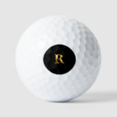 Balles de Golf Personnalisées avec Monogramme (Recto)