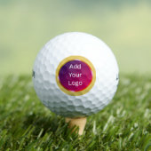 Balles de golf personnalisées avec monogramme (T-shirt Insitu)
