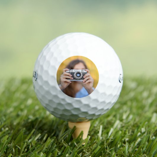 Balles de golf personnalisées avec photo - Cadeau (T-shirt Insitu)