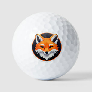 Balles de golf personnalisées Fox 🦊 Cadeau pour g