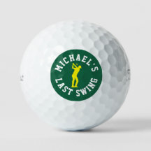 Balles de golf personnalisées pour l'enterrement d