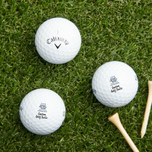 Balles de Golf Personnalisées Pour Papa - Cadeau P