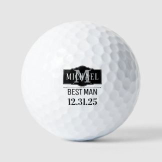 Balles de golf personnalisées pour témoin de maria