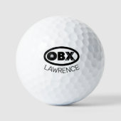 Balles De Golf Personnaliser avec votre nom - OBX Golf Balls (Recto)