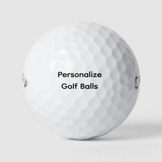 Balles De Golf Personnaliser Callaway Golf Warbird (Devant)