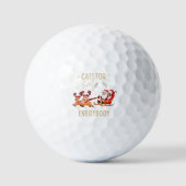 Balles De Golf Personnaliser Cette Conception : Chats pour tous (Recto)