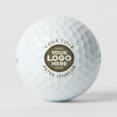Balles De Golf Personnaliser du logo Classic Elegance (Recto)
