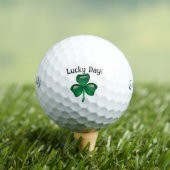 Balles De Golf Personnaliser Lucky Day ! Shamrock (T-shirt Insitu)