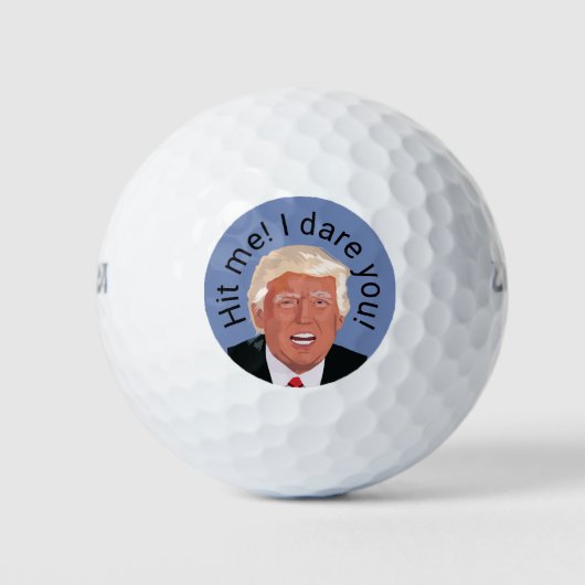 Balles De Golf Personnaliser Trump (Devant)