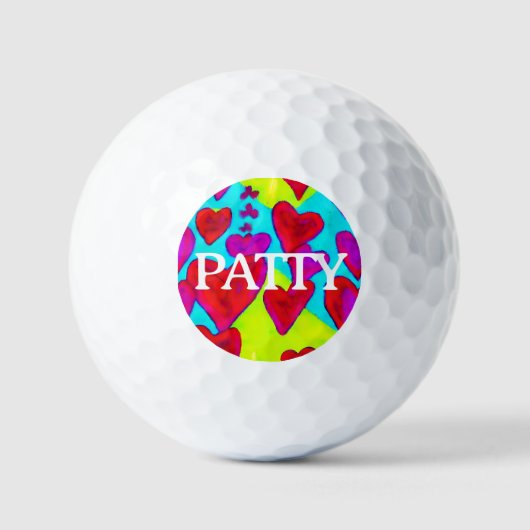 Balles De Golf Personnaliser VALENTINE Golf Balls (Recto)