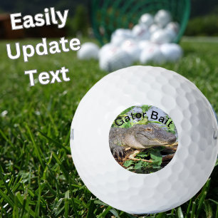 Balles De Golf Personnalisez cet appât Gator - Alligator Golf Bal