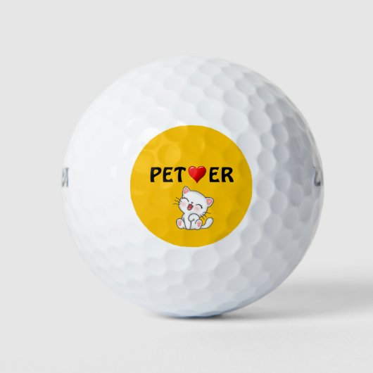 Balles De Golf Pet Lover Golf Ball (Devant)