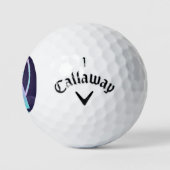 Balles De Golf Petit Monstre Bleu (Logo)