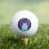 Balles De Golf Petit Monstre Bleu (T-shirt Insitu)
