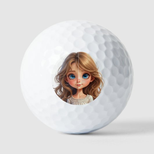 Balles De Golf Petite fille innocente (Recto)