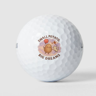 Balles De Golf Petite Pomme de Terre Grands Rêves – Motivation Mi