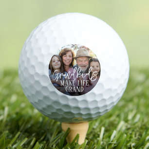 Balles De Golf Petits-enfants rendent la vie grandiose Photo
