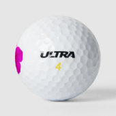 Balles De Golf Pétunia rose Printemps Mesdames ou Hommes (Logo)