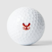 Balles De Golf Phoenix rouge (Recto)