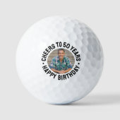 Balles De Golf Photo 50e anniversaire (Recto)