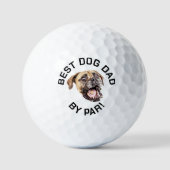 Balles De Golf Photo Chien Personnalisé, Photo Chien Visage Nouve (Recto)