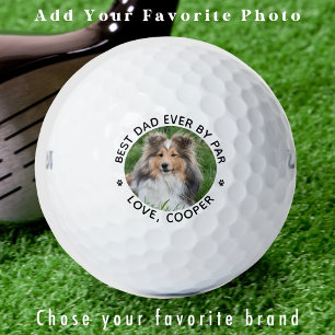 Balles De Golf Photo Cool personnalisé Chien Photo Golfeur modern