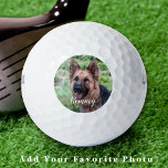 Balles De Golf Photo de chien personnalisée - Amoureux des chiens<br><div class="desc">Deux de vos choses préférées, le golf et votre chien ! Maintenant, vous pouvez emmener votre meilleur ami avec vous pendant que vous jouez 18 trous. Customisez cette balle de golf avec votre chien photo et nom favori. Grand cadeau à tous les golfeurs et amoureux de les chiens, du chien!...</div>