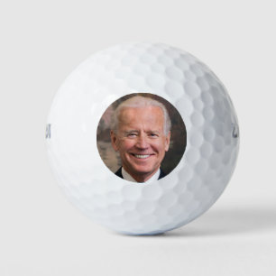 Balles De Golf Photo de Joe Biden Portrait