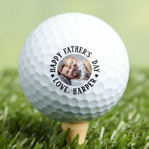 Balles De Golf Photo de la Fête des Pères