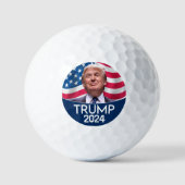 Balles De Golf Photo Donald Trump - Président (Recto)