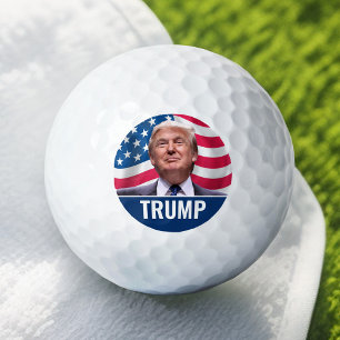 Balles De Golf Photo Donald Trump - Président 2024