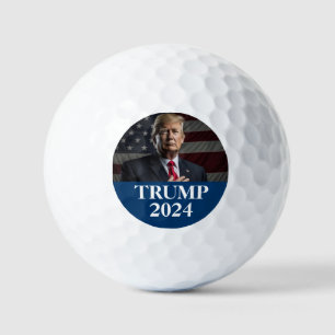 Balles De Golf Photo Donald Trump - Trump 2024 Garder l'Amérique 