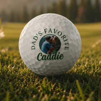 Balles De Golf Photo du caddie préféré de Papa