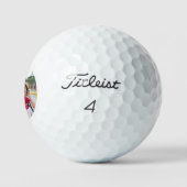 Balles de Golf Photo Élégantes Simples (Logo)
