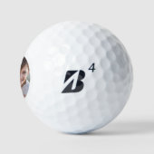 Balles de Golf Photo Élégantes Simples (Logo)