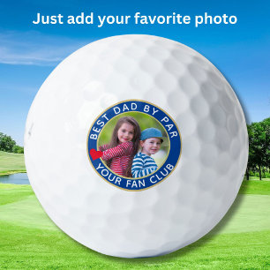 Balles De Golf Photo Famille Meilleur Père Par Par Par Custom