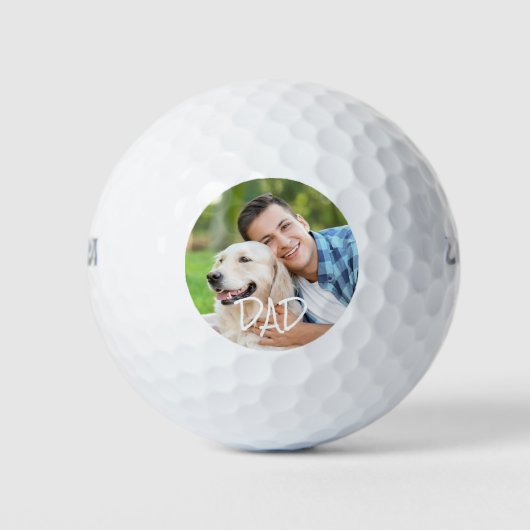 Balles De Golf Photo Papa (Devant)