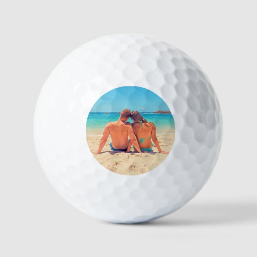 Balles De Golf Photo personnalisée Boules de golf cadeau avec vos (Recto)