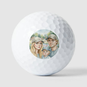 Balles De Golf Photo personnalisée Cadeau de famille personnali