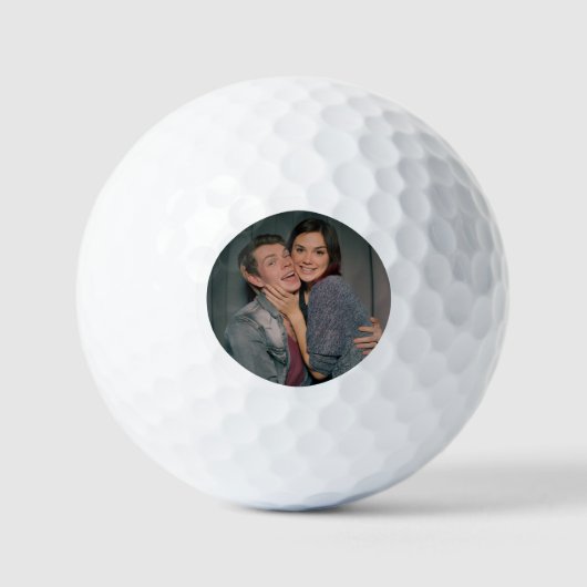 Balles de Golf Photo Simples Minimales (Recto)