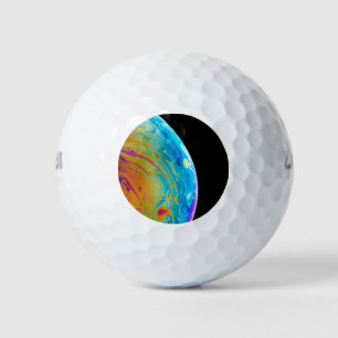 Balles De Golf Photos Lunaires Colorées Cool Moon Images Creative
