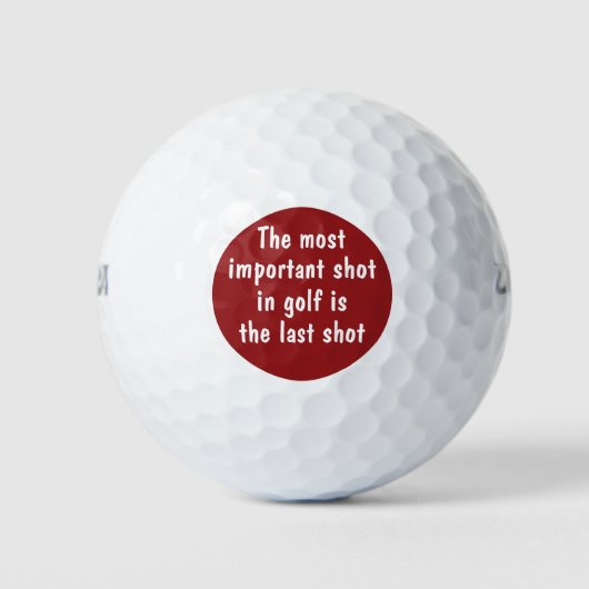Balles De Golf Phrase de golf Homme Balls de golf (Devant)