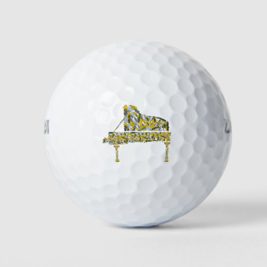Balles De Golf Piano abstrait (Devant)