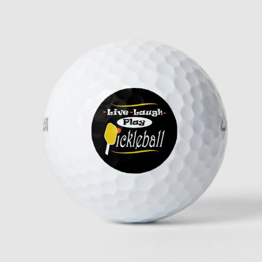 Balles De Golf Pickleball Cadeau Live Lauder Jouer Pickle Ball (Devant)
