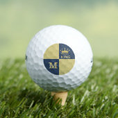 Balles De Golf Pickleball Guy Golfer King Monogramme Nom initial (T-shirt Insitu)