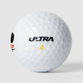 Balles De Golf Piebald Dachshund mignon Chien Chien Chien Chien P (Logo)